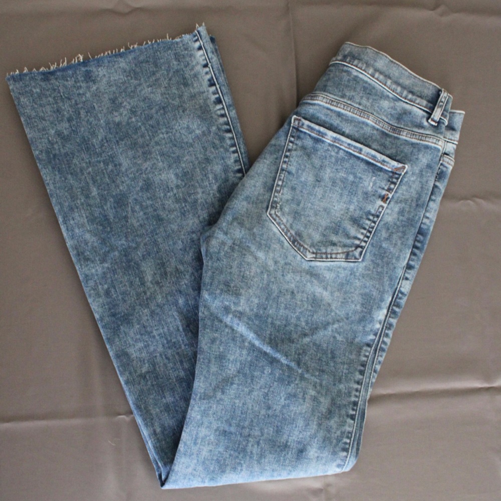 Express Slim Flare High Rise Jeans
